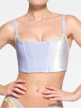 NWT Skims Velvet Lace Corset